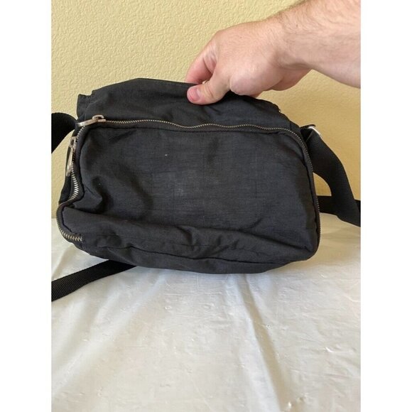 Baggalini Purse black Small Multiple Zip Pockets Shoulder Bag  organizer - Picture 8 of 12